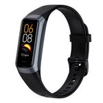 C60 1.1inch AMOLED Display Heart Rate Blood Pressure Blood Oxygen Monitor Body Temperature Record Sleep Monitoring Multi-sport Modes Music Playback 3ATM Waterproof Smart Watch