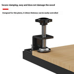 LinkMejor Cutting Machine Positioning Fence Aluminum Alloy 1280mm/2560mm Adjustable Clamp Range Precision Guide Track for Woodworking