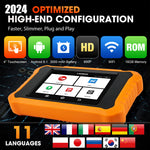 LinkMejor 431X Creader Elite 2.0 Bidirectional OBD2 Scanner All System Car Diagnostic Tool ECU Coding 31 Reset Lifetime Free Update