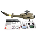 LinkMejor 450 Class UH-1D 2.4G 11CH GPS Stabilized Scale Flybarless RC Helicopter RTF With X1 Flight Controller