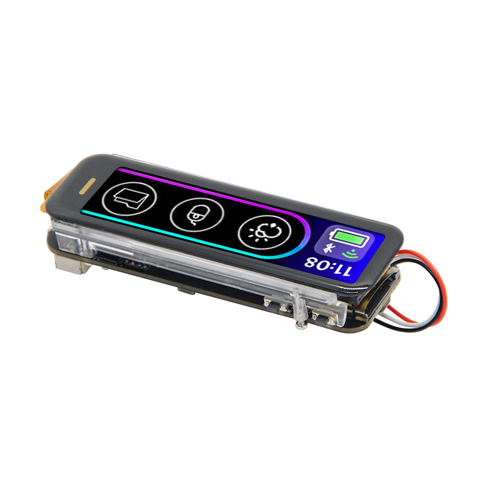 LinkMejor T-Display-Bar ESP32-S3 with RGB Touchscreen BH260AP+TF Card Development Board WiFi Bluetooth 2.4GHz 2.25 Inch IPS LCD