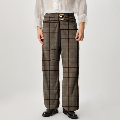 LinkMejor Mens Twist Design Casual Long Pant Fashion Retro Striped Loose Fit Straight Trousers for Men