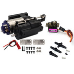 Upgraded Full Metal Two Shift 2 Speed Change Transmission Gearbox for WPL B1 B14 B24 B16 B36 C14 C24 MN D90 MN99S RC Cars Vehicles Models Parts