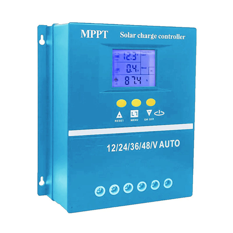 60A/70A/80A/90A/100A Solar Charger Controller 12V 24V 36V 48V Solar Panel Battery Intelligent Regulator for Lead-acid/Lithium