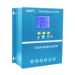 60A/70A/80A/90A/100A Solar Charger Controller 12V 24V 36V 48V Solar Panel Battery Intelligent Regulator for Lead-acid/Lithium