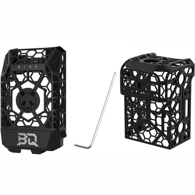 LinkMejor Panda Jetpack V2 360° Cooling Multi-Color Lighting MJF Nylon/Injection VS Panda Jet with Back Shell Lightweight for Bambu Lab P1 X1