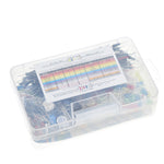 TJ0161 400-hole Starter Kit Resistor LED Capacitor Jumper Wires Breadboard Resistor Kit for UNOR3