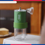 Bincoo Portable Manual Coffee Grinder with Ceramic Core Adjustable Grind Settings Travel-Friendly 25g Capacity Compact for Home & Camping