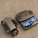 AE E4 WiFi FPV with Goggles Glasses HD Dual Camera Optical Flow Positioning Headless Mode Foldable RC Drone Quadcopter RTF
