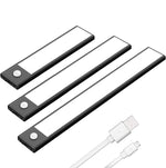 Elfeland Motion Sensor Cabinet Light Rechargeable Night Light for Closets Cabinets Kitchens Cupboards