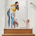 Comomy 48.8'' Baby Safety Gate Pet Dog Fence Child Walk Thru Security Door Extra Wide Baby Fence