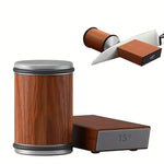 Newly Knife Sharpener Rolling Magnetic Knife Sharpener Kit Roller Edge Countertop Rolling Knife Sharpener Tool Two Sharpening Angles of 15° and 20° for Any Hardness Steel Makes Knife Sharpening