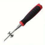 9 Inch Wood Carving Chisel Chrome Vanadium Steel Ergonomic Handle for DIY Woodworking Sharp Cutting Edge Versatile Tool