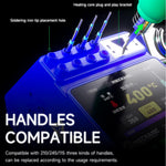 LinkMejor Swift 1 Intelligent Digital Soldering Station 100-480°C Rapid Heating Curve Mode LED Display Supports 210 245 115 Handles Soldering Repair Tool