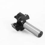 1/2 Inch 8mm 12mm Shank 4 Flutes CNC Spoilboard Surfacing Router Bit Slab Flattening Router Bit with 1-1/2" Cutting Diameter for Woodworking