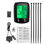 LinkMejor Bicycle Computer LCD Digital Wired Cycling Computer Speedometer Bike Speed Odometer With Backlight bike Accessories