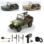 LinkMejor HG4-58 Military Truck 1/14 RC Car Parts Body Shell Remote Controller Transmitter Tyres Rear Bracket Assembly Tools Set Vehicles Models Spare Accessories
