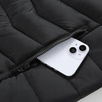 LinkMejor 9 Zones Smart Electric Heated Jacket - 60s Fast Heating, USB Charging, Warm Outdoors Sports Thermal Coat Clothing Cotton Jacket
