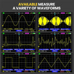 LinkMejor DSO154Pro Mini Handheld Digital Oscilloscope 154pro 40MSa/s Sampling Rate 18MHz Bandwidth PWM Signal Generator LCD Display