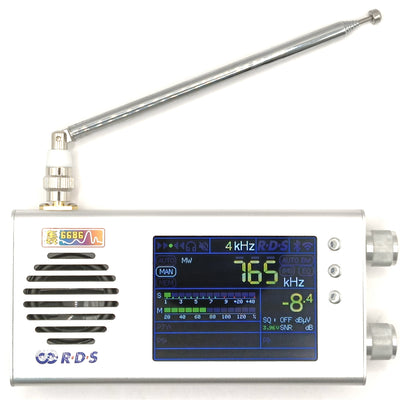 TEF6686 Radio V1.18 Firmware 32 Inch LCD Longwave Mediumwave Shortwave FM AM 7000mAh Battery Aluminum Alloy Shell Telescopic Antenna