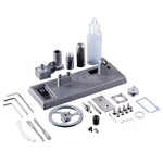 LinkMejor QX6 Mini Hot Air Stirling Engine Model DIY Assembled Kit Physics Experiment Science Education Toys