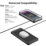 USB/Type-C Wireless Car Charger For Car Fast  7.5W/10W/15W Car Wireless Charger Dock Station Fast Charging For Iphone Samsung