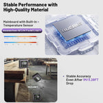 Huepar DL141 Digital Angle Finder Magnetic Base ±0.1° Accuracy VA LCD Display Woodworking Table Saw Blade Bend Pipes Adjustable Tool Compact