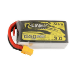 LinkMejor R-LINE V3.0 4S 14.8V 1550mAh 120C LiPo Battery XT60 Plug for Mark5 Analog / HD 5 Inch Freestyle RC Drone FPV Racing