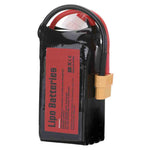 LinkMejor Power 14.8V 1550mAh 150C 4S LiPo Battery XT60 Plug for RC Drone