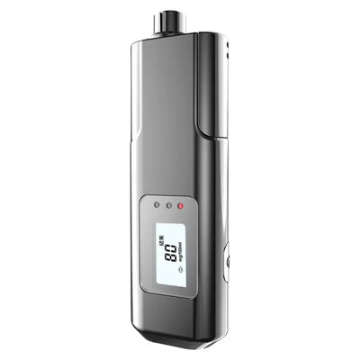 Rechargeable Digital Breathalyzer Non-Contact Alcohol Tester with LED Display Portable Analyzer with Window Breaker & Seatbelt Cutter