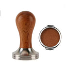 HiBREW 58mm Espresso Tamper With Beech Wood Handle Stainless Steel Coffee Tamper Barista Tools for HiBREW H7B/H7A/H7/H10A/H10PLUS/H13 BlitzHome CM7080