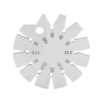 Bevel Angle Gauge Stainless Steel 15-120 Degrees High Precision Compact Protractor with Storage Box for Woodworking Cutting Tools Chisels Planer