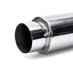 Universal Exhaust Muffler Silencer Glass Pack 12" Long 3" Inlet Outlet