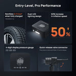 70mai TP07 Cordless Air Compressor 2 150PSI Tire Inflator Digital Display Portable Wireless LED Light Air Pump for Car Bike Motorcycle Ball Camping