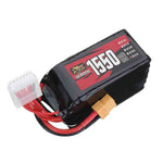 LinkMejor Power 22.2V 1550mAh 150C 6S LiPo Battery XT60 Plug for RC Drone