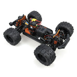 LinkMejor MT16 RTR 1/16 2.4G 4WD 80km/h Fast Brushless RC Car 3S Desert Monster Off-Road Truck Alloy Chassis LED Light Full Proportional Vehicles Models Toys Oil Filled Shocks