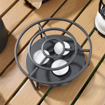 IPRee Candle Heating Tea Warmer Household Thickened Teapot Heating Base Outdoor Portable Tea Stove New Metal Tea Ceremony Accessories