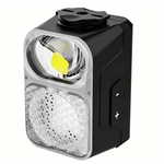 LinkMejor U60 Smart Bike Headlight with Bluetooth Speaker 1300 Lumens Cut-off Line Front Light 6800mAh Battery Wireless Remote Control