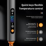 15 in 1 Rayenr Digital Soldering Iron 60W Temperature Control Ceramic Heating Rapid Heating 1.2m Cord Soldering Kit