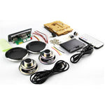 DIY Audio Bluetooth 5.0 Speaker Kit FM Radio USB/SD/AUX Dual Speakers DC 3.7-5V Remote Control Amplifier Speaker Building Kit