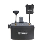 Eachine EV800D FPV Goggles 5.8GHz 40CH FPV Goggles 5" 800x480 HD DVR Diversity Dual RX5808 PRO Receiver Removable Screen with Battery for FPV Drone Racing