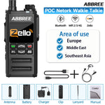 LinkMejor GP-268 Walkie Talkie Zello POC Network Bluetooth WIFI 4G SIM Card Android Long Range Communicator