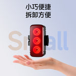 LinkMejor Wide Angle Bike Light Set 3 LED Anti-glared USB Rechargeable Safety Waterproof Quick Charge Cycling