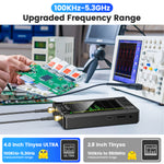 Handheld 4" Display Tiny Spectrum Analyzer TinySA ULTRA 100kHz to 5.3GHz with 32GB Card Version V0.4.5.1