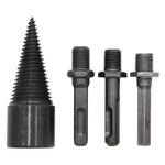 4PCS 32mm Black With Replaceable Handle Firewood Drill Bit Hand Electric Drill Electric Hammer Machine With Round Handle Square Handle Electric Tools For Broken Wood