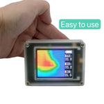 AMG8833 8x8 Infrared Thermal Imager IR Thermal Imaging Camera Temperature Sensor 1.8 Inch TFT Display 7M Farthest Detection Distance PCB Circuit Industrial Testing