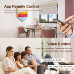Tuya Smart Wifi Curtain Switch Module 3A Support 1/2 Gang Electric Motor for Roller Blinds Shutters APP Remote Control Compatible with Amazon Alexa & Google Home