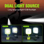 2 Pcs Rechargeable Shoe Lights USB Rechargeable Headlights for shoes 5 Light Modes Flashlight for Night Walking Camping Running