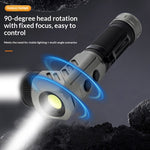 Bikight F303 Multifunction Mini Flashlight 1000 Lumens COB+LED Strong Light Magnetic Type-C Rechargeable 21700 Battery Waterproof Portable Flashlight Work Light