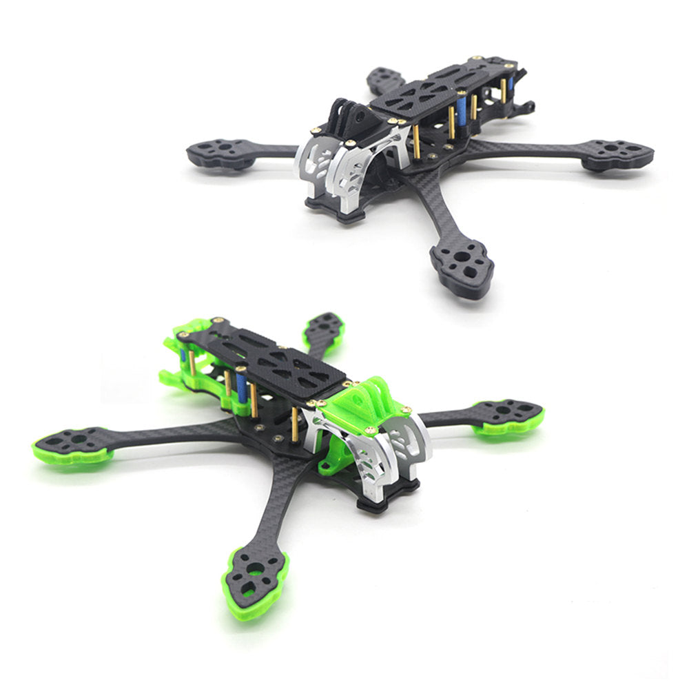 LinkMejor MAK5 225mm Wheelbase 3K Carbon Fiber 5 Inch Freestyle Frame Kit Support DJI Air Unit Digital System for RC Drone FPV Racing